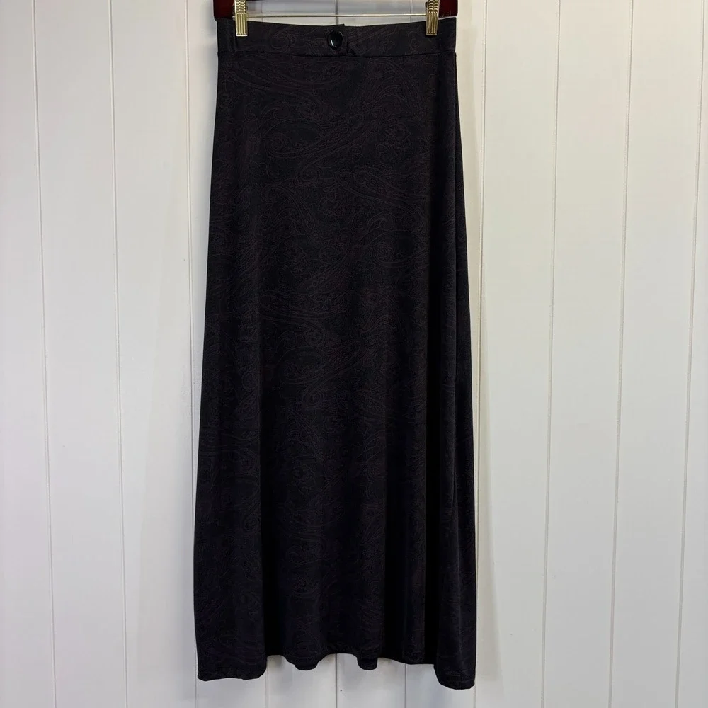 Vintage Susan Lawrence Womens 90s Y2K Fairy Grunge Paisley Maxi Skirt Size L